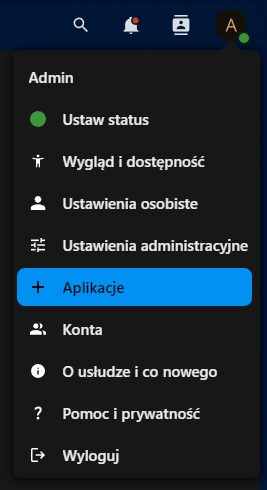 lokalizacja aplikacji w nextcloud